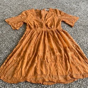 Boho Embroidered dress